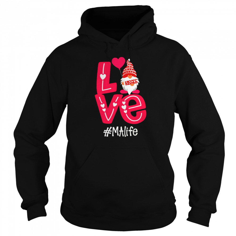 Kisses Love Gnomies MA Life Unisex Hoodie