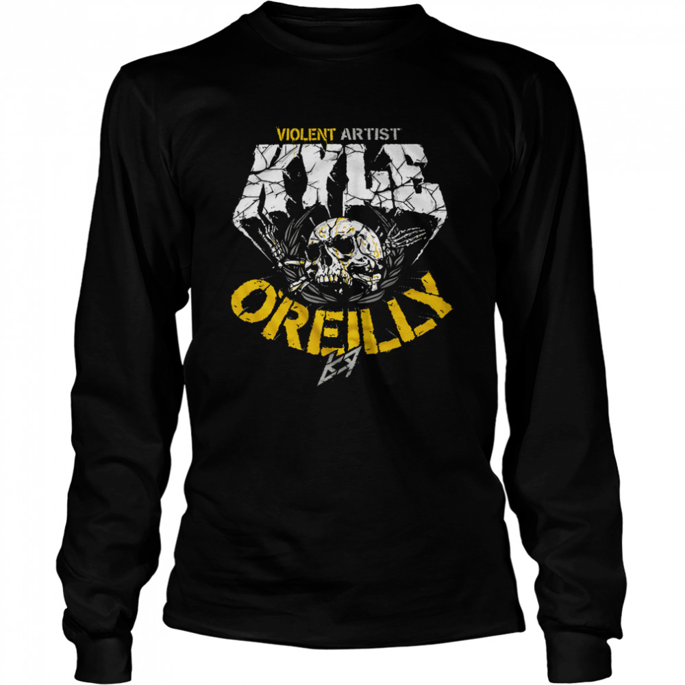 Kyle O Reilly Violent Artist Long Sleeved T-shirt