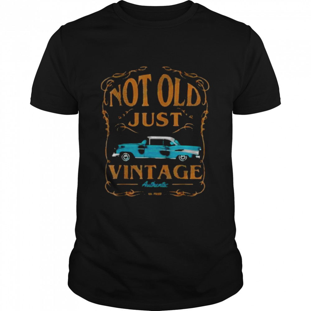 Not old just vintage American classic car birthday shirt Classic Men's T-shirt