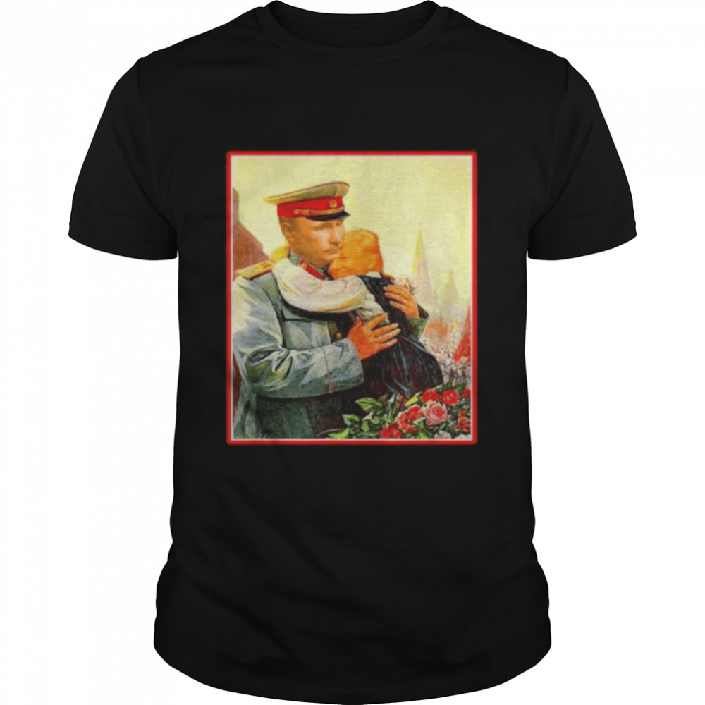 Trump baby with putin soviet propaganda poster shirt