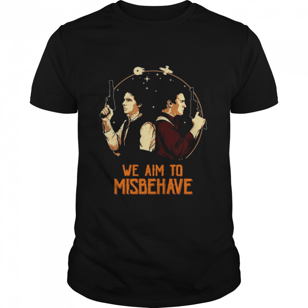 We Aim To Misbehave Classic Men's T-shirt