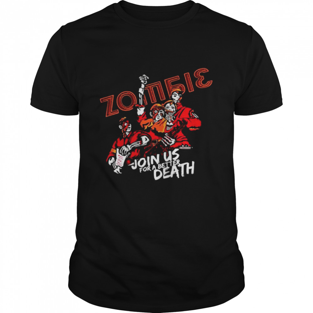 Zombie Join Us Cool Vector Design Classic Men's T-shirt