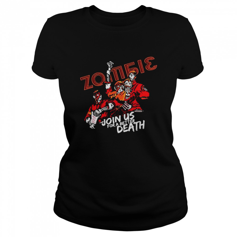 Zombie Join Us Cool Vector Design Classic Women's T-shirt