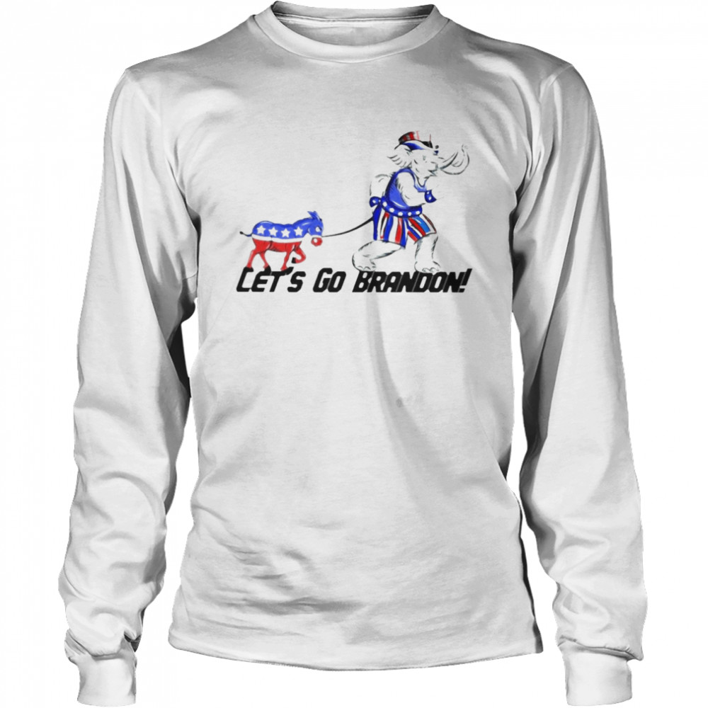 Elephant Democratic Party Let’s Go Brandon Long Sleeved T-shirt