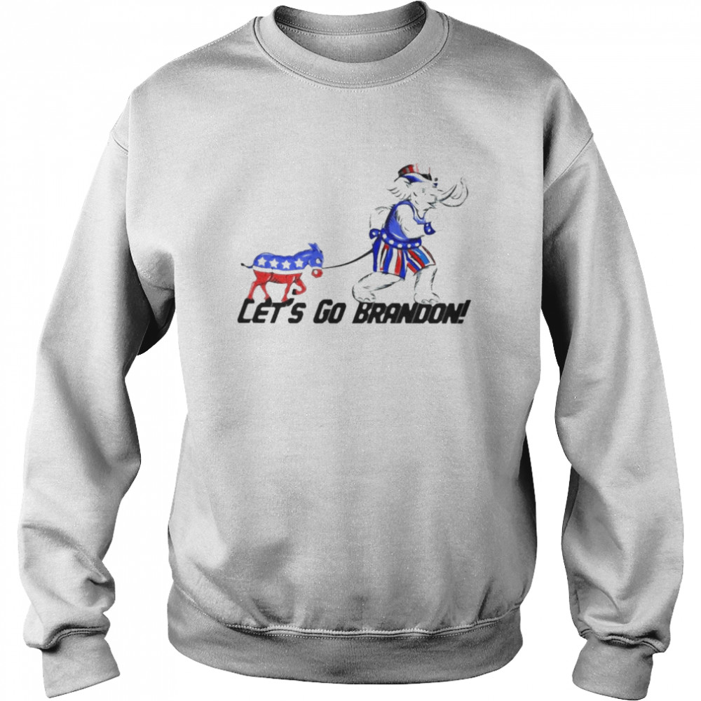 Elephant Democratic Party Let’s Go Brandon Unisex Sweatshirt