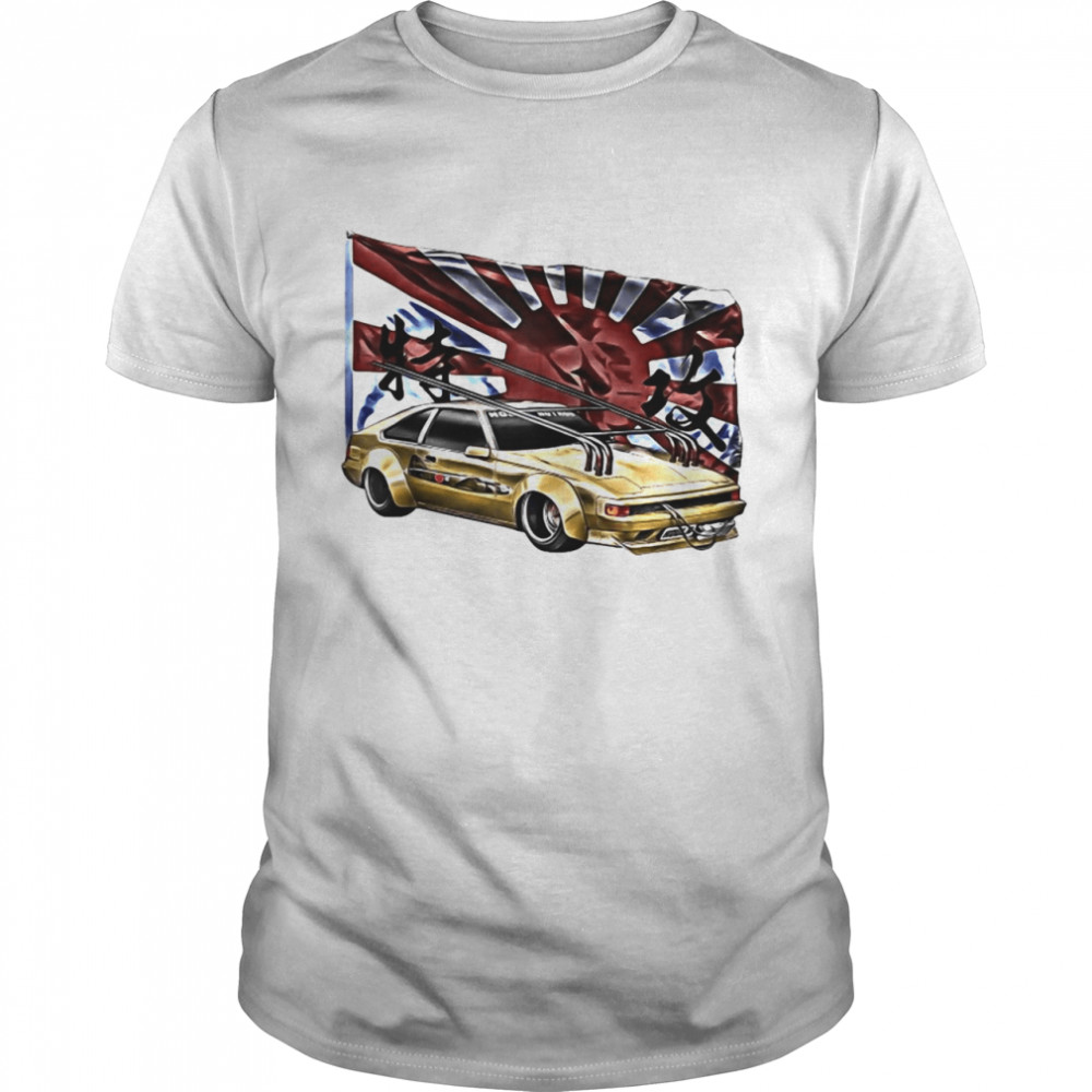 Kamikaze Bosozoku Shakotan Garuchan Kyusha Yankii Bippu Race Zip Classic Men's T-shirt