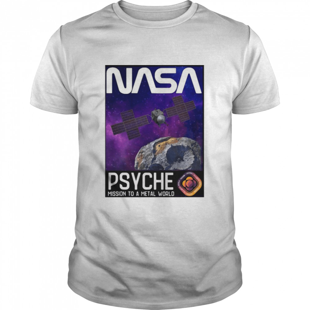 Nasa Psyche Asteroid Psyche Mission To A Metal World Classic Men's T-shirt