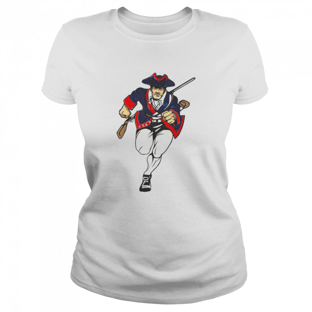 USA American Patriot Minuteman Militia Constitution Freedoms Classic Women's T-shirt