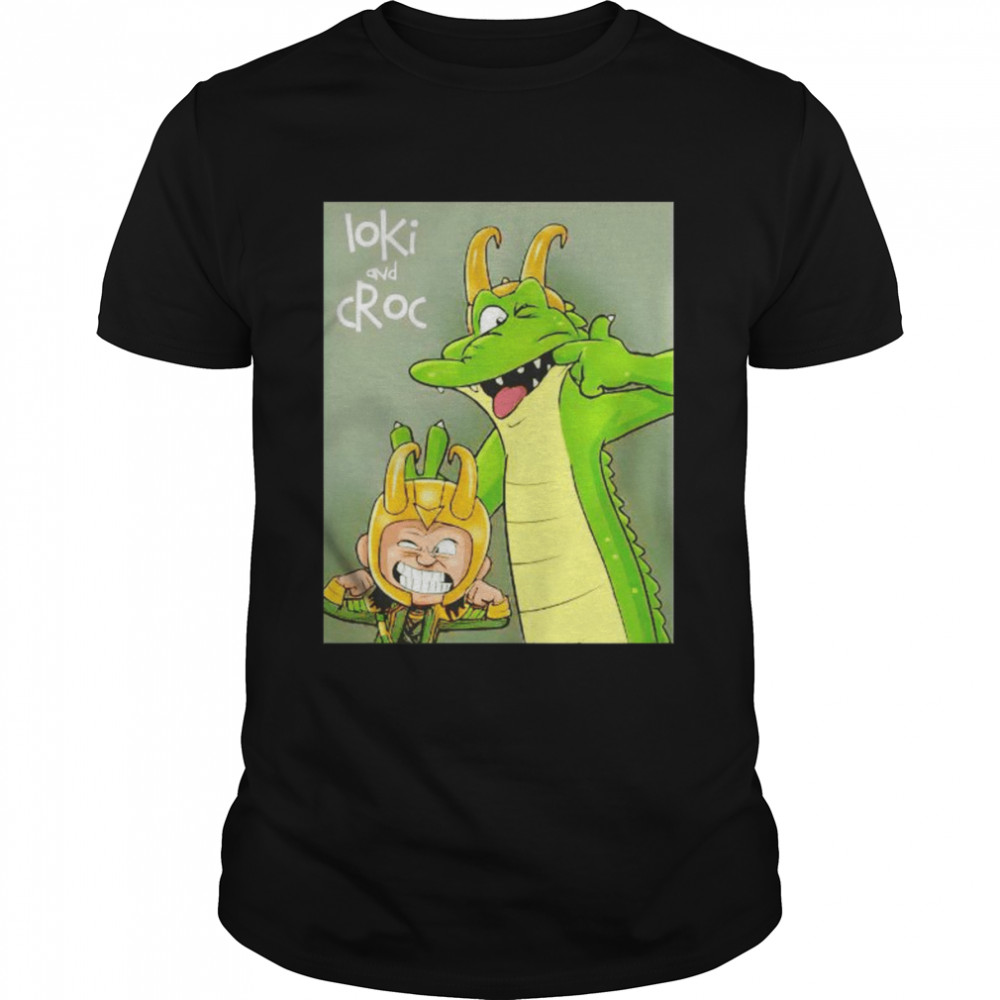 Loki and Croc Alligator Loki shirt