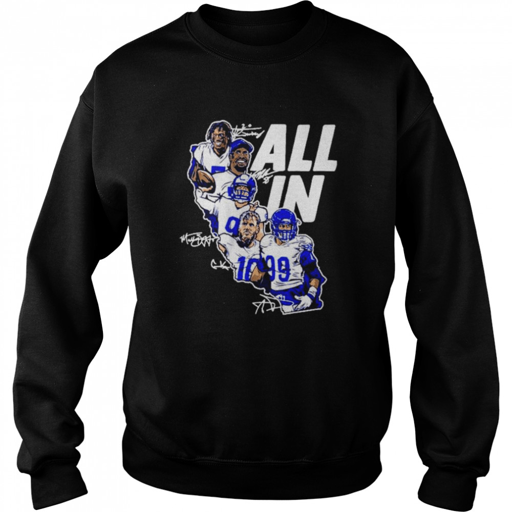 Los angeles rams von miller aaron Donald matthew stafford cooper kupp and  jalen ramsey all in shirt, hoodie, sweater, long sleeve and tank top