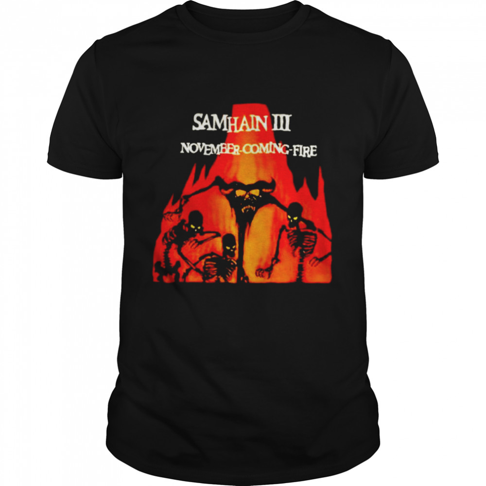 Samhain November Coming Fire shirt Classic Men's T-shirt