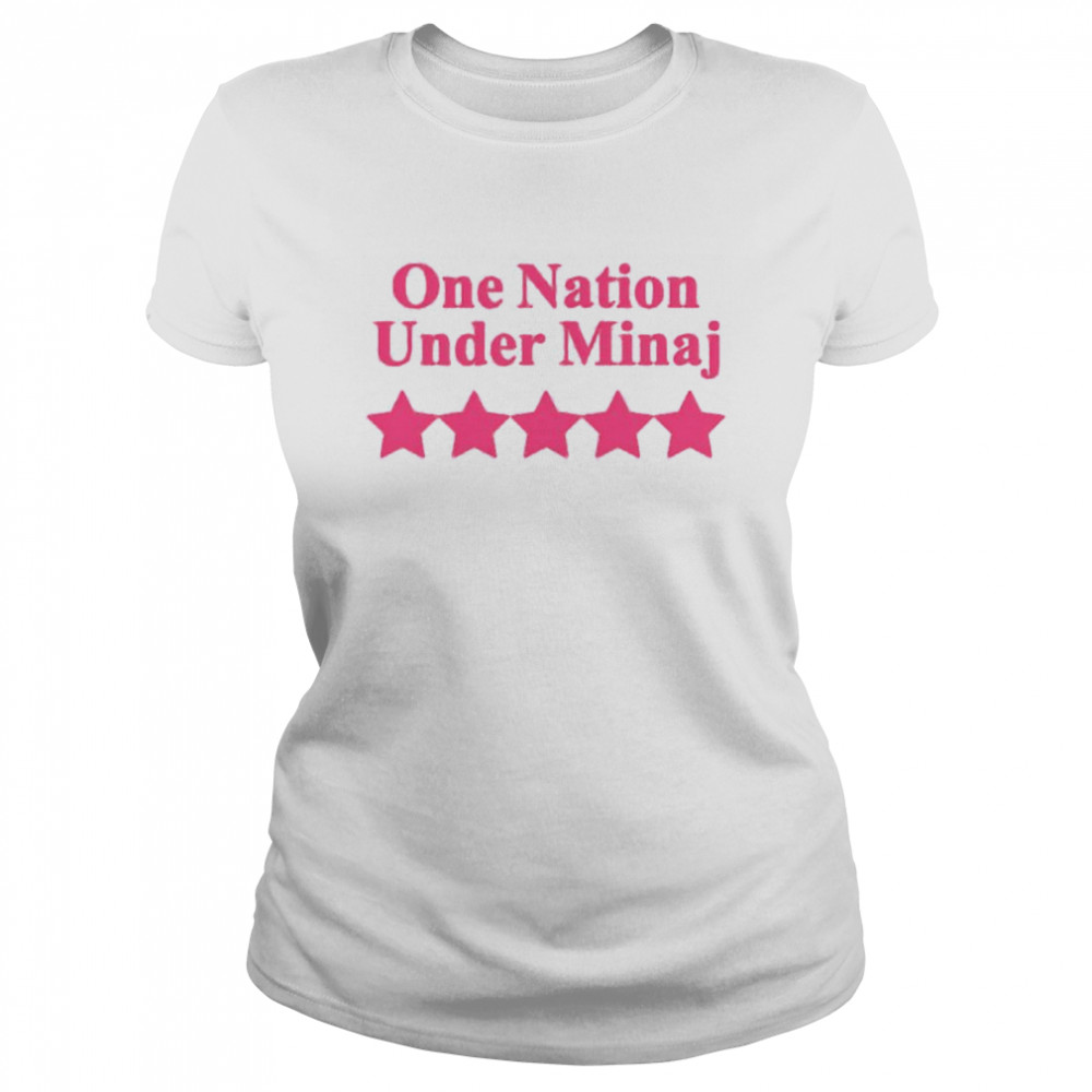 5 star one nation under minaj shirt Classic Women's T-shirt