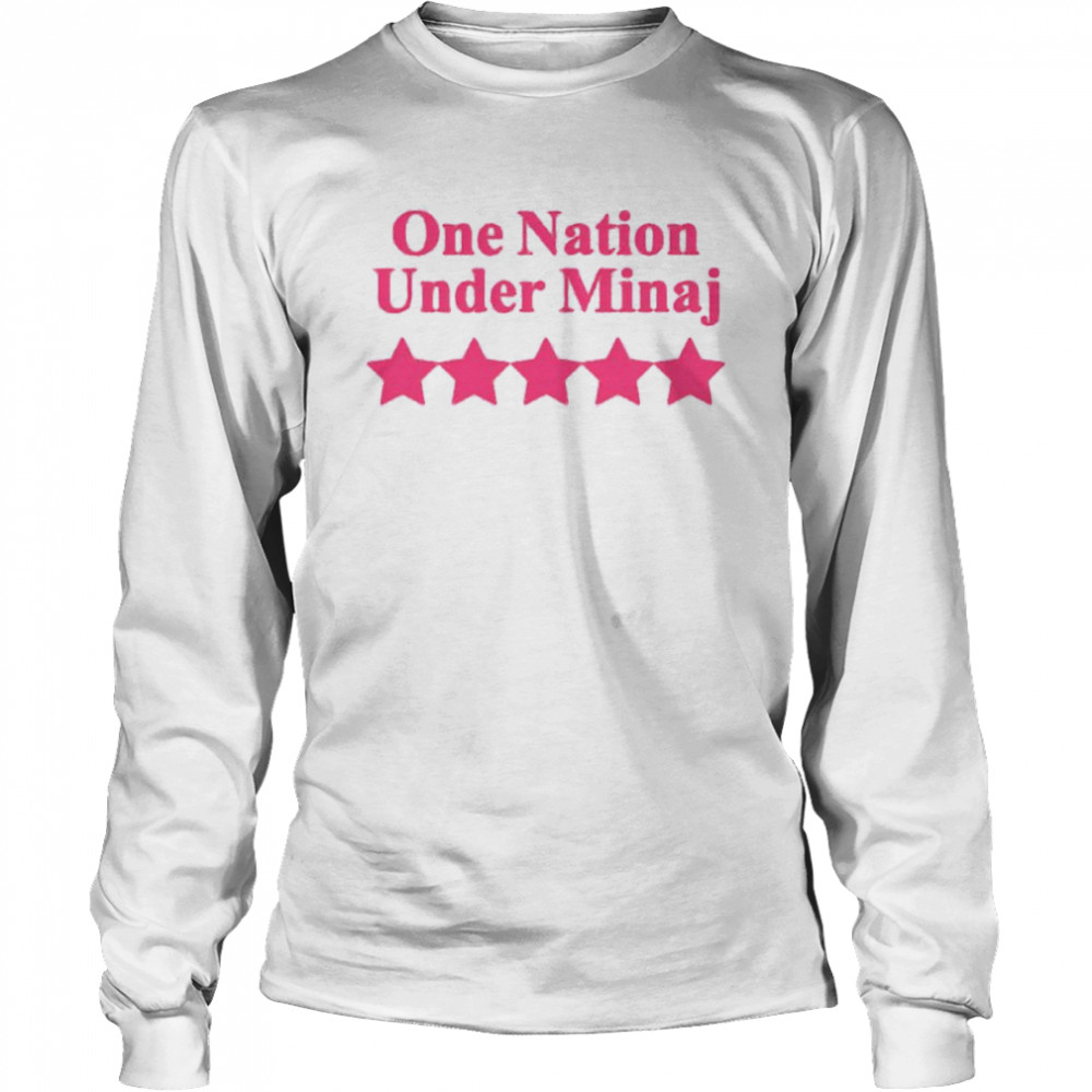 5 star one nation under minaj shirt Long Sleeved T-shirt