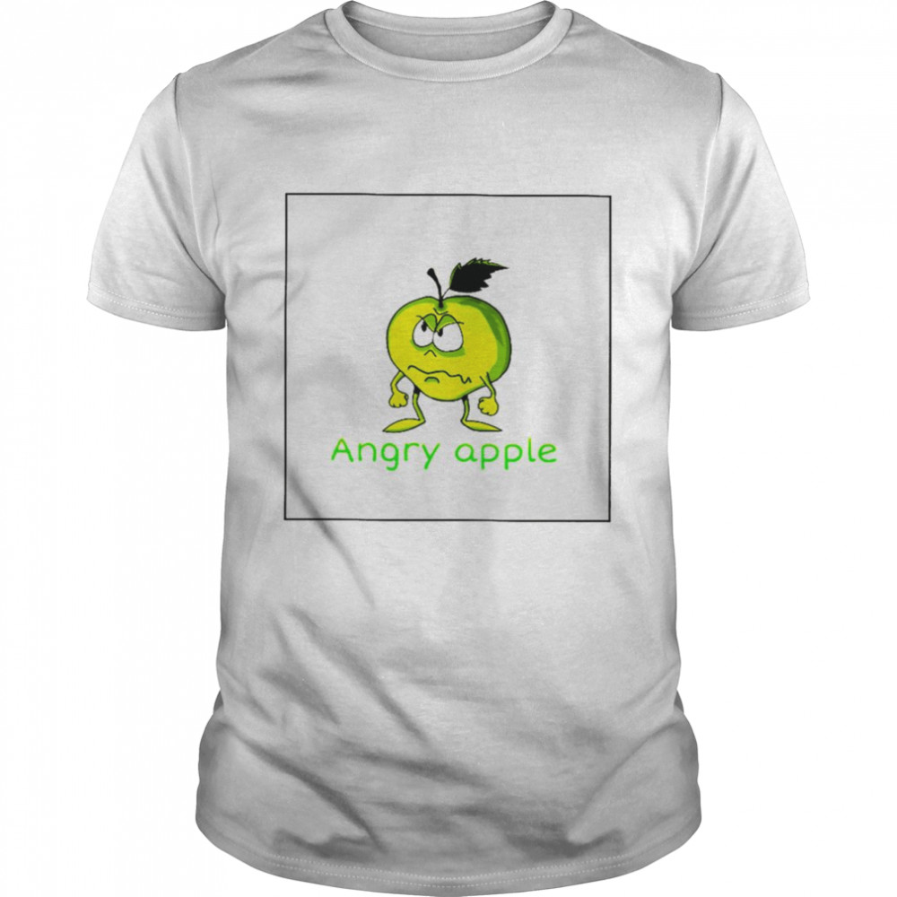 Angry apple shirt Classic Men's T-shirt