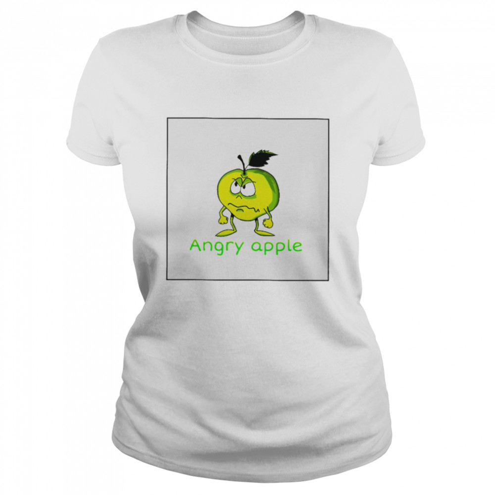 Angry apple shirt Classic Women's T-shirt