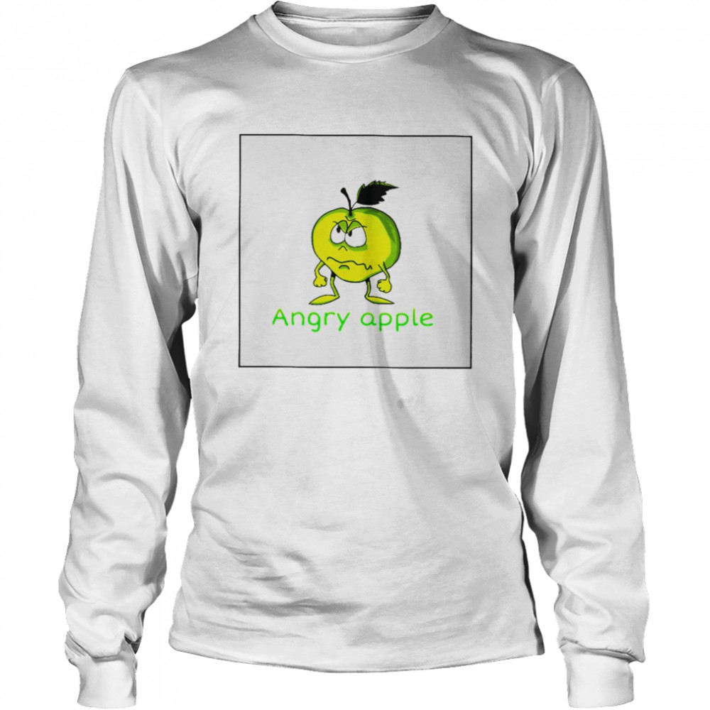 Angry apple shirt Long Sleeved T-shirt