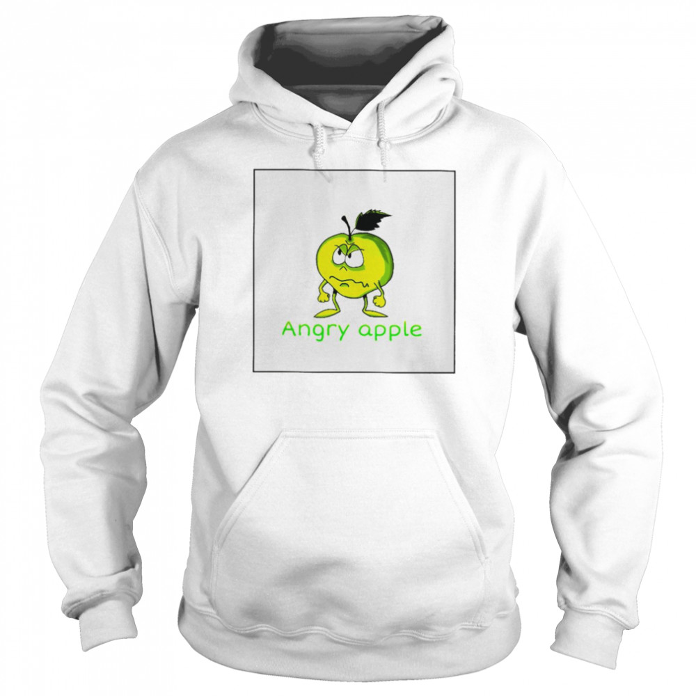 Angry apple shirt Unisex Hoodie