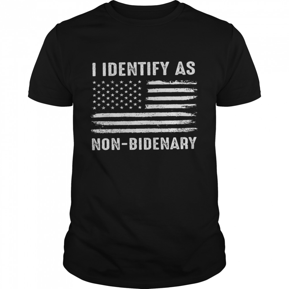 I identify as non bidenary shirt Classic Men's T-shirt