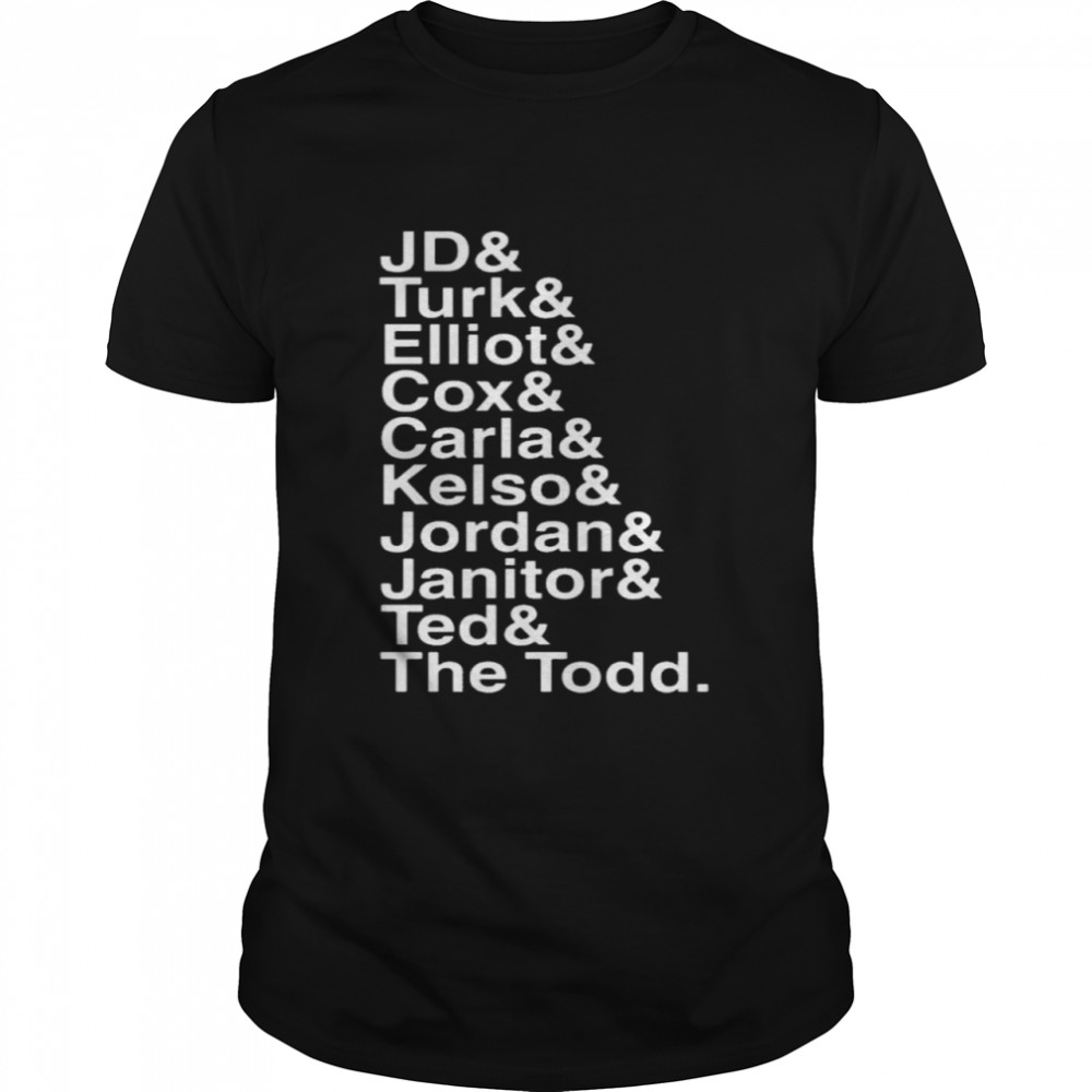 Jd and turk and elliot and cox shirt