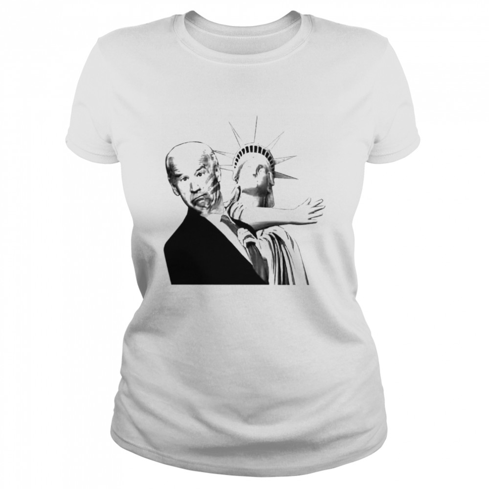 Joe Biden Lady Liberty Slapping Brandon Classic Women's T-shirt