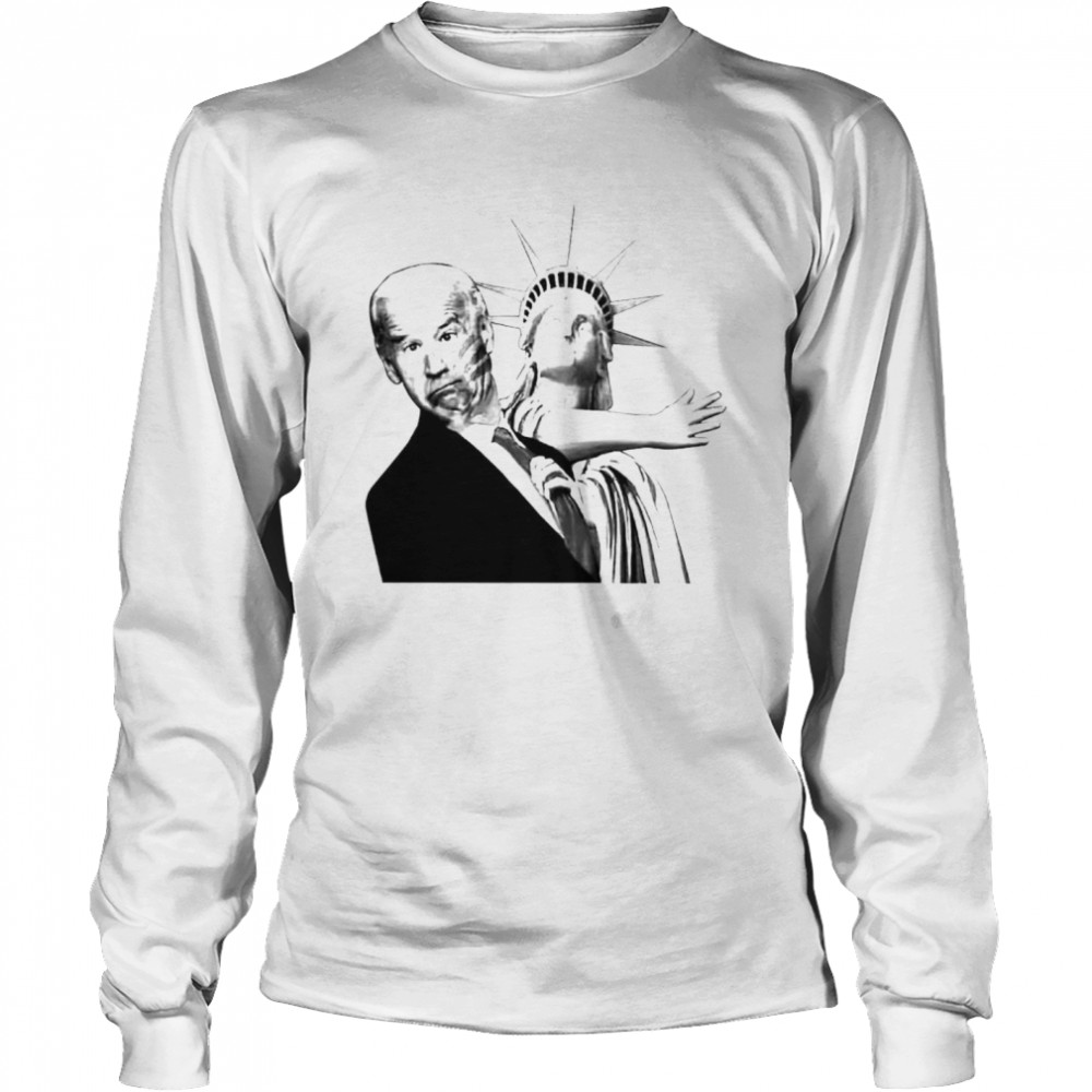 Joe Biden Lady Liberty Slapping Brandon Long Sleeved T-shirt