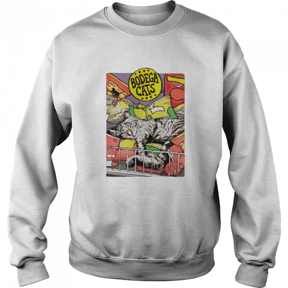 Kitschbetta Chips Bodega Cats shirt Unisex Sweatshirt