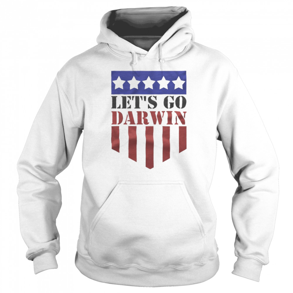 Let’s go Darwin armorial American flag shirt Unisex Hoodie