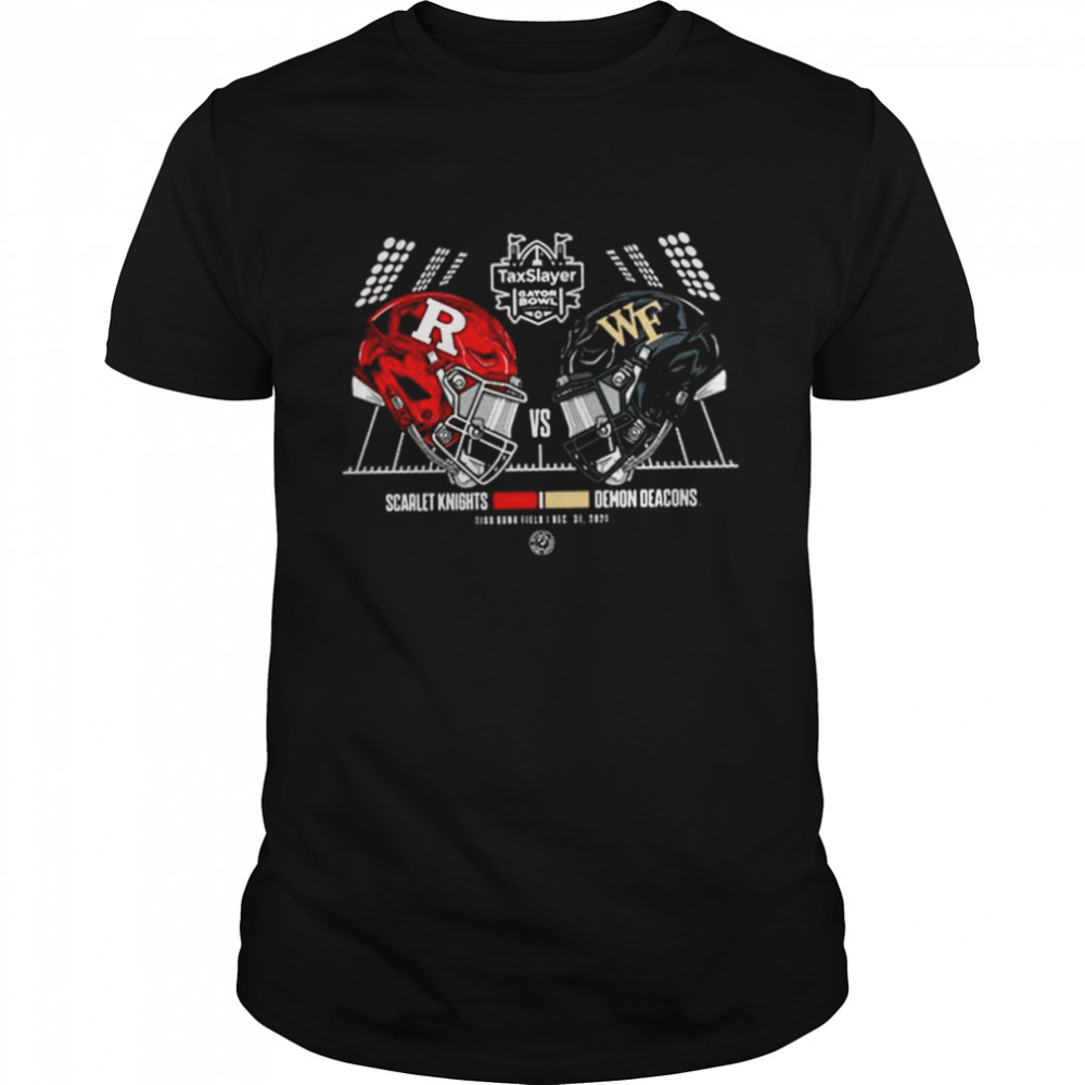 Rutgers Scarlet Knights vs Wake Forest Demon Deacons Gator BOWL 2021 shirt Classic Men's T-shirt