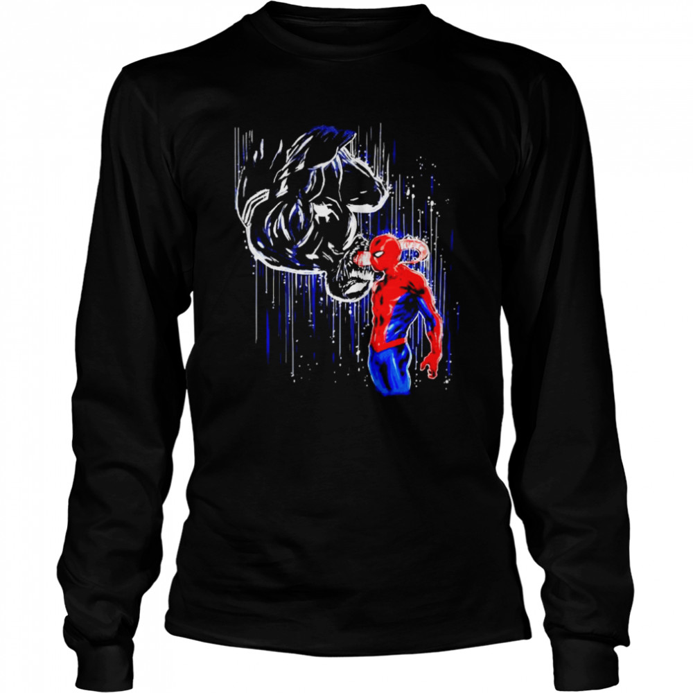 Spider-Man Venom surprise shirt Long Sleeved T-shirt