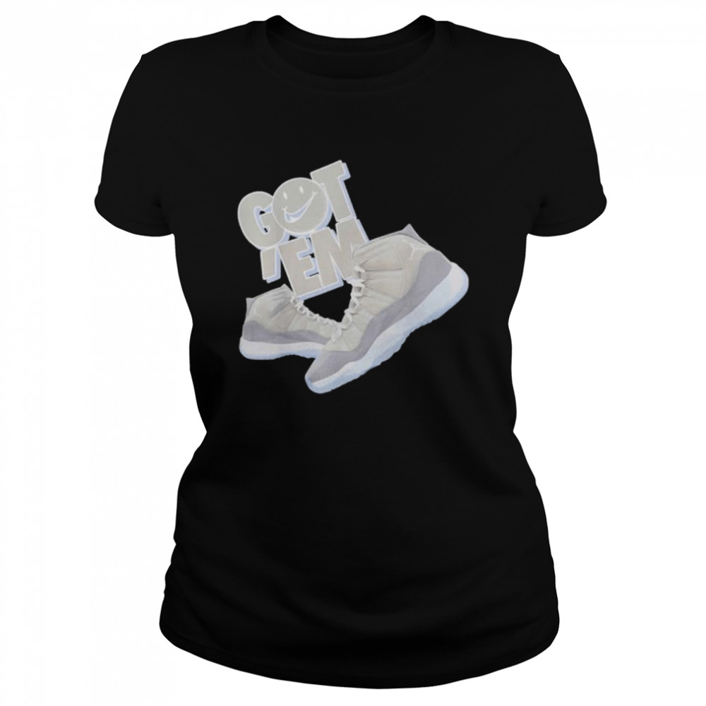 Vintage Grey 11s To Match Sneaker Match Got Em Shoes shirt Classic Women's T-shirt