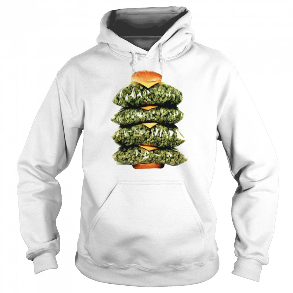 Weed Burger shirt Unisex Hoodie