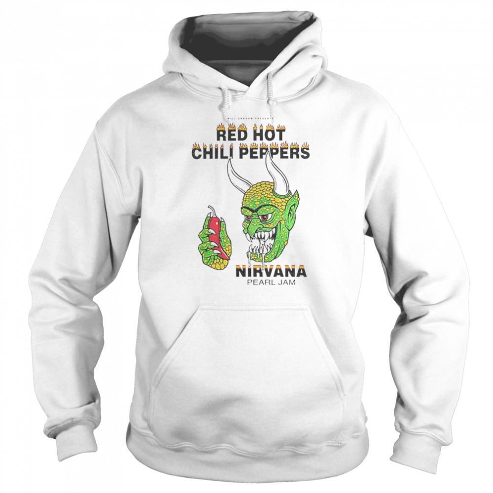 Red Hot Chili Peppers Nirvana Pearl Jam shirt Unisex Hoodie