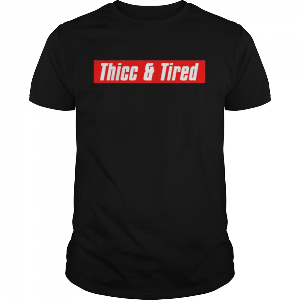 Fursuit Friday Thicc and Tired shirt Classic Men's T-shirt