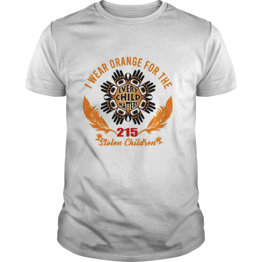 I wear orange for the every child matters 215 stolen children shirt Classic Men's T-shirt