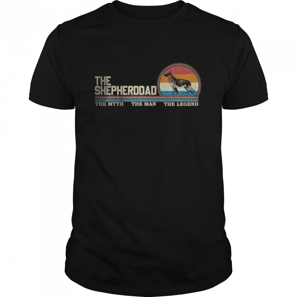 Retro The ShepherdDad The Myth The Man The Legend T-Shirt