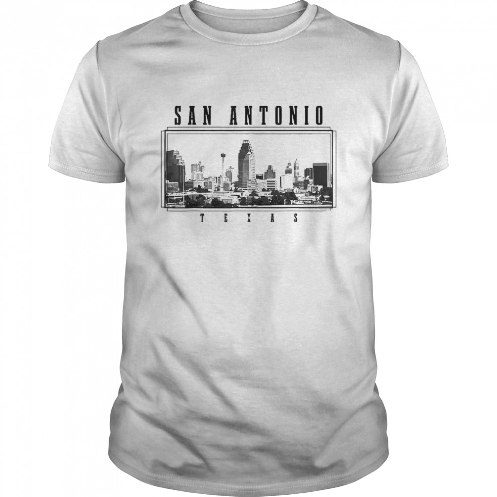 San Antonio Texas Vintage Skyline Pride Vintage San Antonio Classic Men's T-shirt