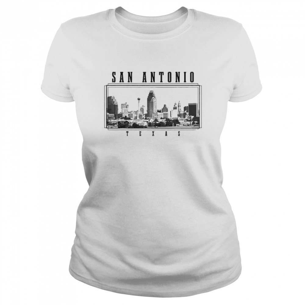 San Antonio Texas Vintage Skyline Pride Vintage San Antonio Classic Women's T-shirt