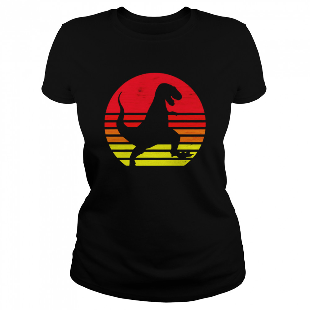 Retro Dinosaur TRex Classic Women's T-shirt