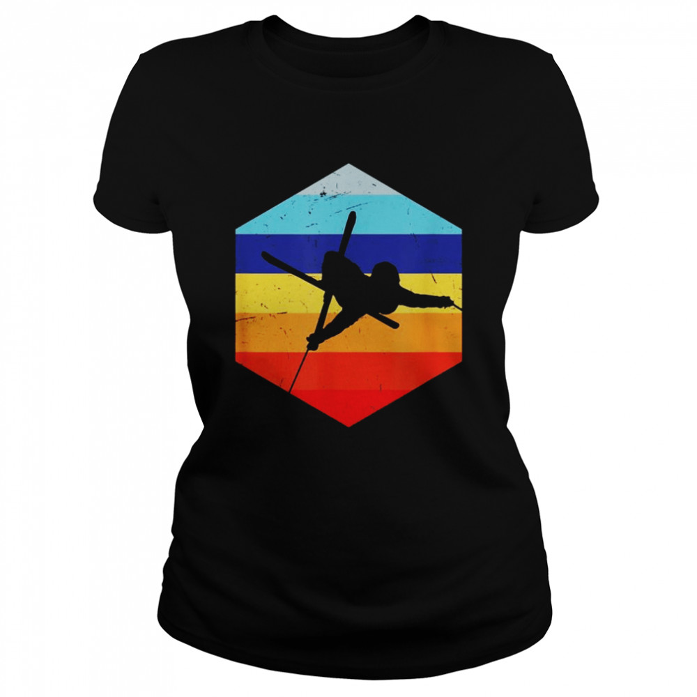 Ski Freestyle Retro Skiing Classic Women's T-shirt