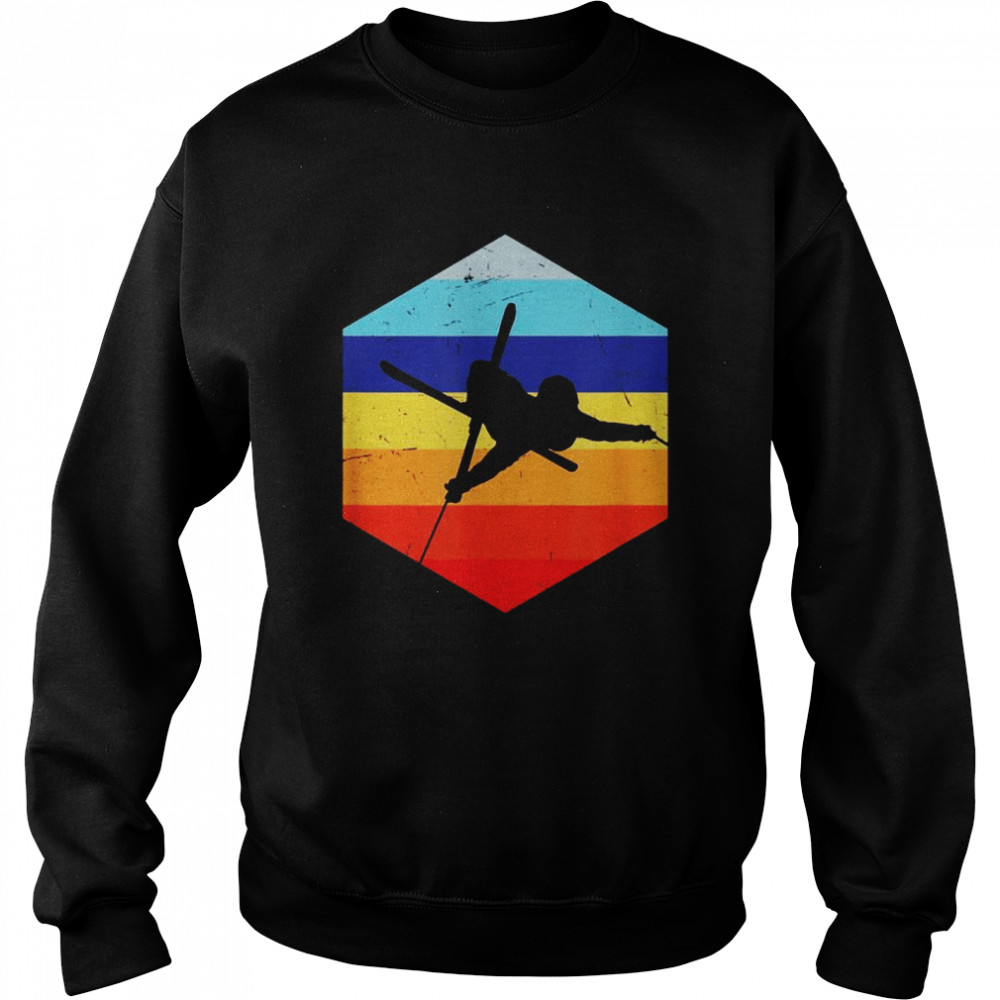 Ski Freestyle Retro Skiing Unisex Sweatshirt