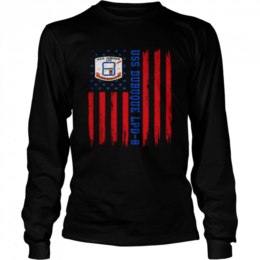 USS Dubuque LPD8 shirt Long Sleeved T-shirt