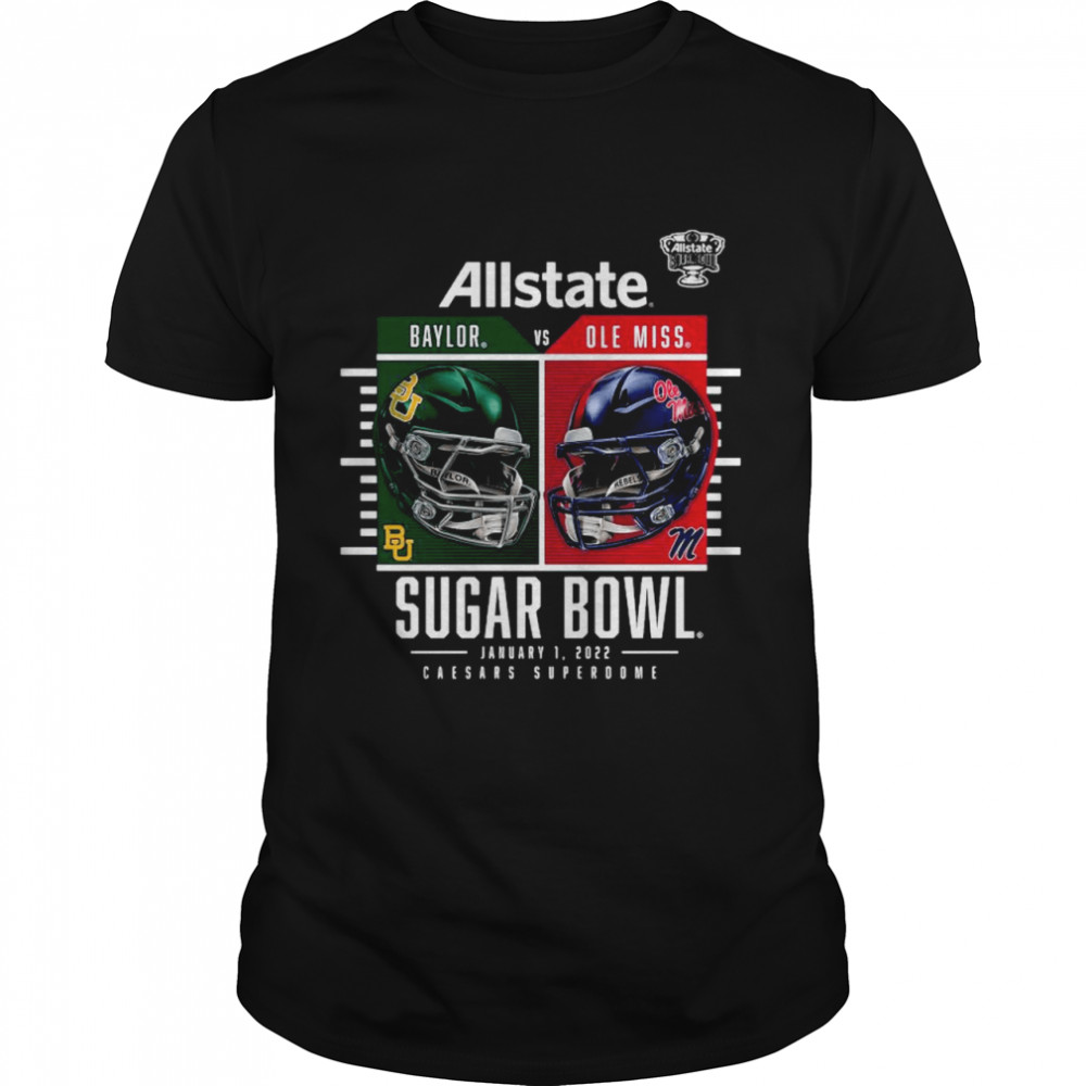 Baylor Bears vs. Ole Miss Rebels Fanatics Branded 2022 Sugar Bowl Matchup Whistle Pullover Shirt