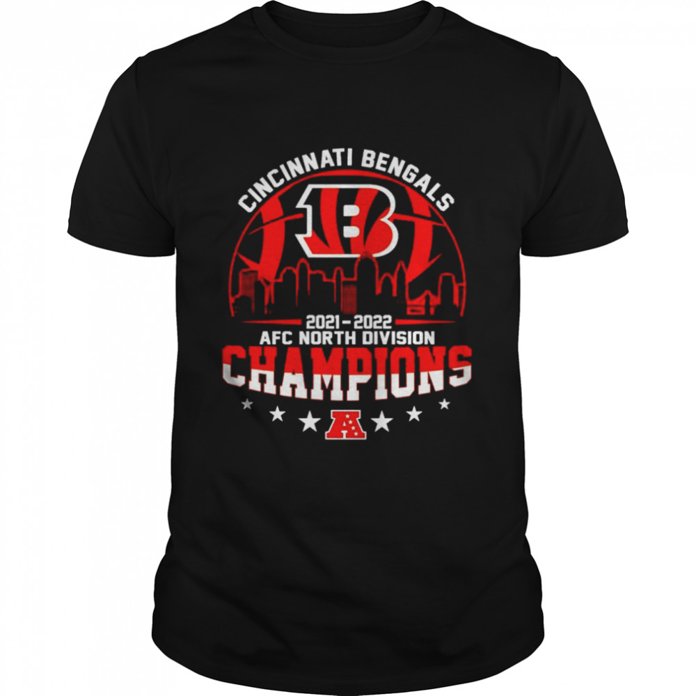 Cincinnati Bengals City 2021 2022 AFC North Division Champions shirt T Shirt Classic