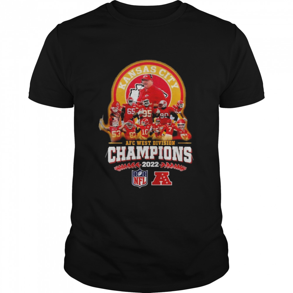 Kansas City Chiefs Football Team 2022 Afc West Division Champions Shirt