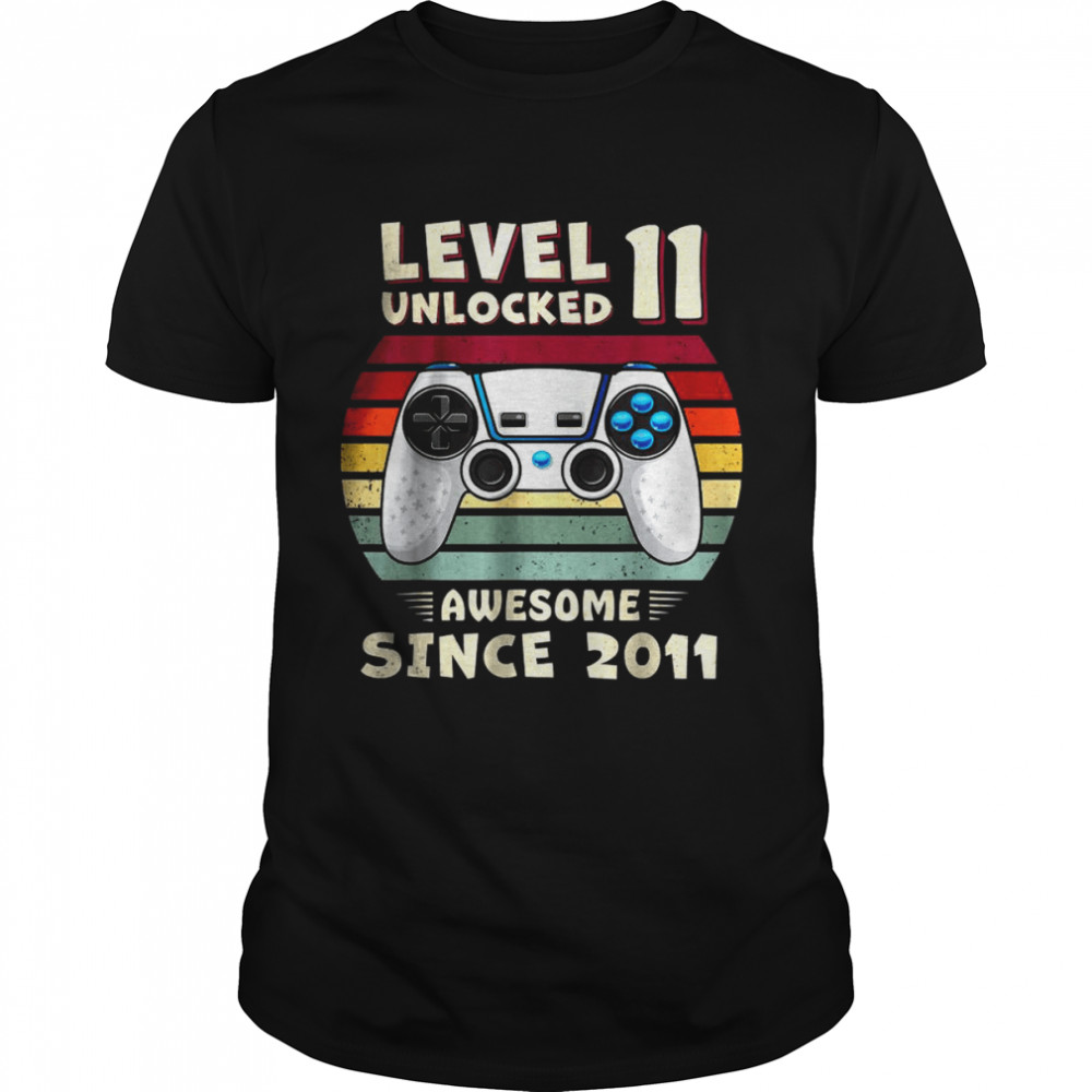 11yr BDay Son Boy Funny Gamer 11th 11 Years Old Birthday T- Classic Men's T-shirt