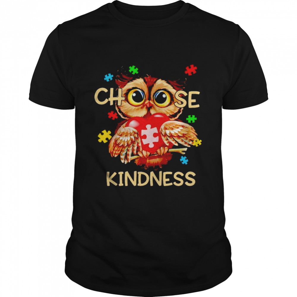 Owl Autism choose kindness shirt Classic Men's T-shirt