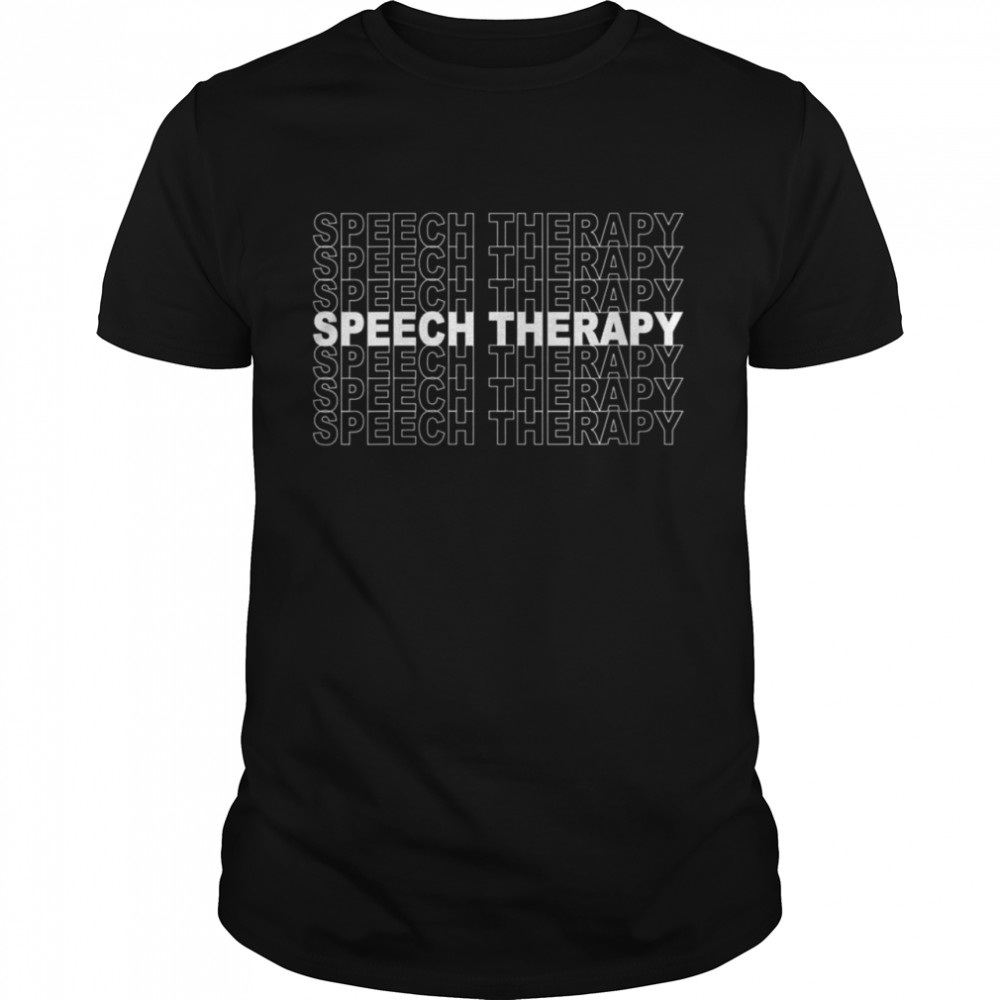 Speech Therapy Thank You Idea  Classic Men's T-shirt