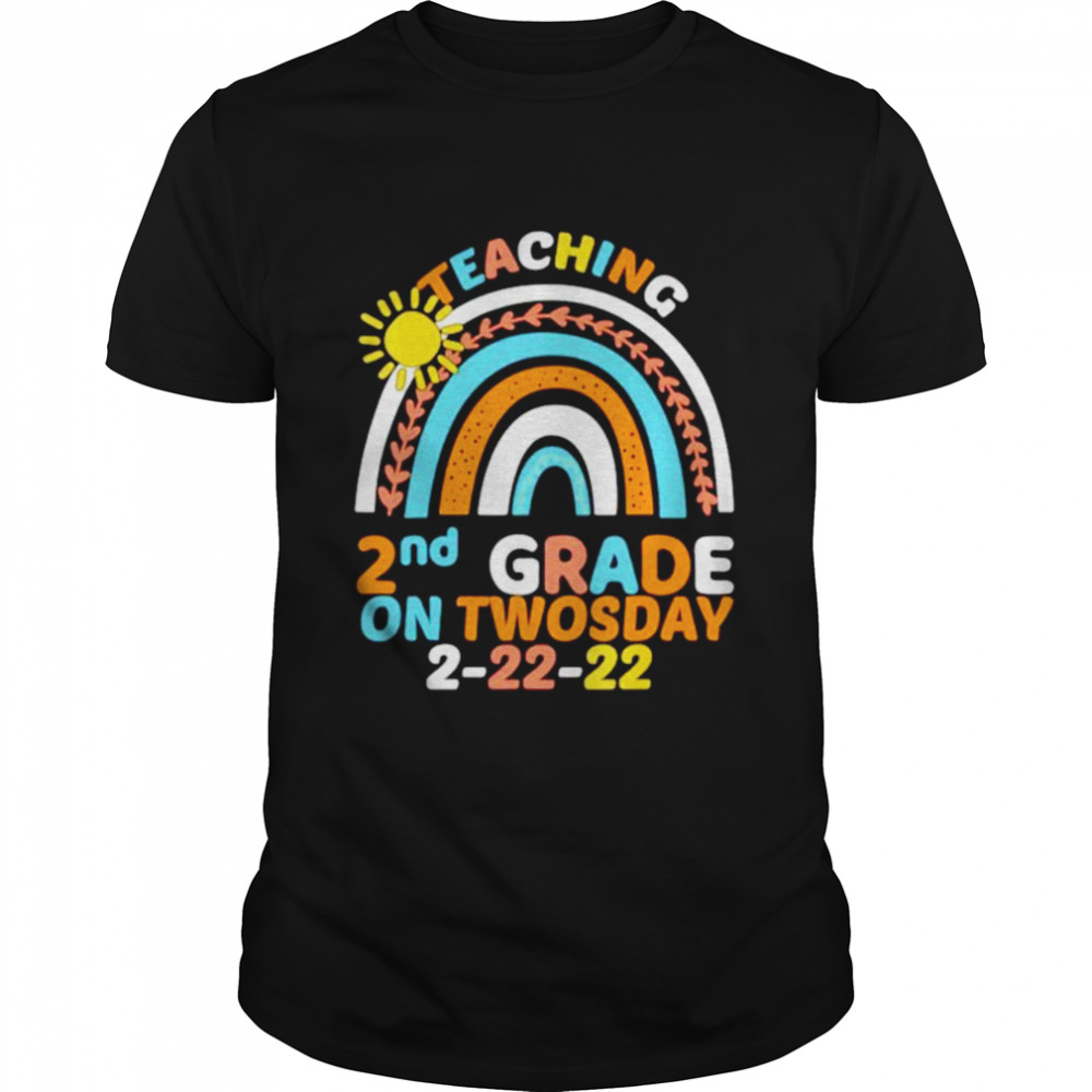 Teaching 2nd grade on twosday 2 22 22 shirt Classic Men's T-shirt