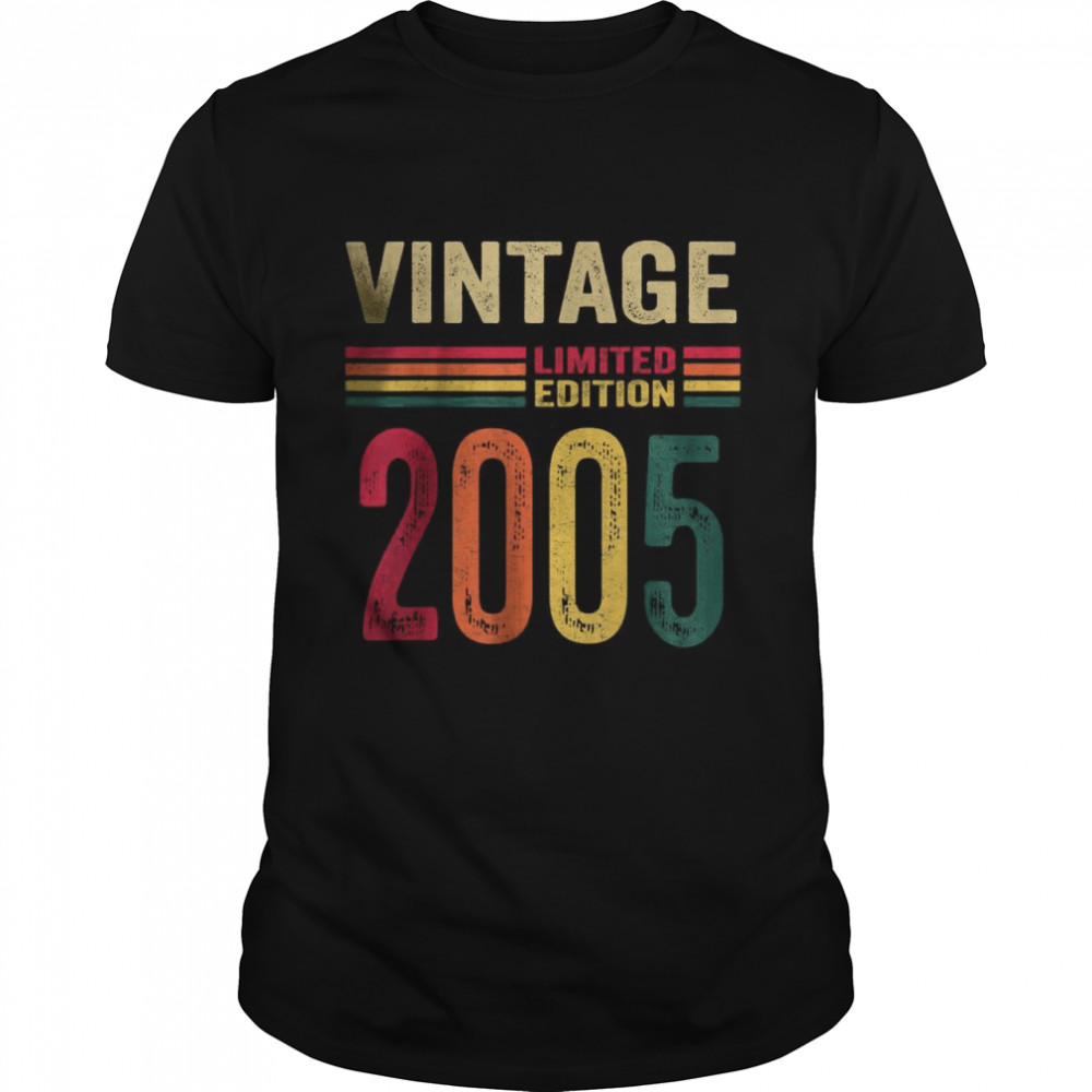 Vintage 2005 Limited Edition 17th Birthday T- Classic Men's T-shirt