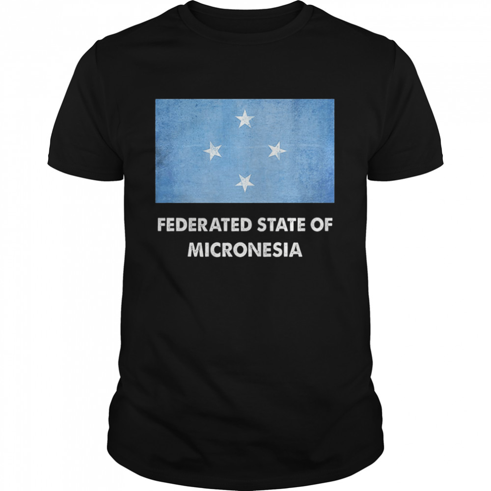 Micronesian Micronesia Federated State Flag Pullover Shirt